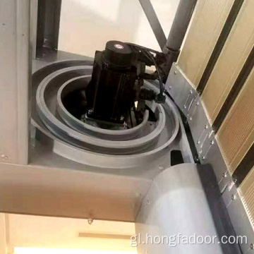 Porta eléctrica exterior de persianas de aluminio Mlango